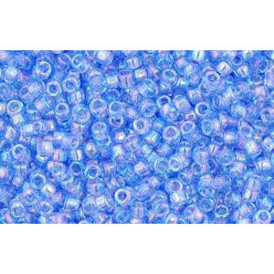 Cc168 - Toho rocailles perlen 15/0 trans rainbow light sapphire (5g)