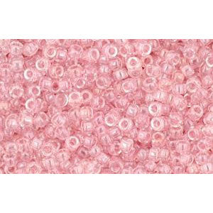 cc289 - Toho rocailles perlen 15/0 transparent light french rose (5g)