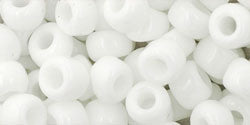 cc41 - Toho rocailles perlen 3/0 opaque white (10g)