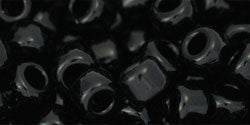 cc49 - Toho rocailles perlen 3/0 opaque jet (10g)