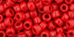 cc45 - Toho rocailles perlen 6/0 opaque pepper red (10g)