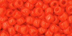 cc50 - Toho rocailles perlen 6/0 opaque sunset orange (10g)