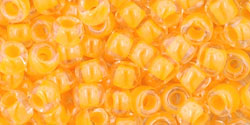 cc801 - Toho rocailles perlen 6/0 luminous neon tangerine (10g)