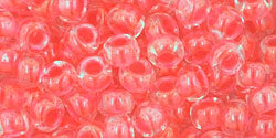 Kaufen Sie Perlen in Deutschland cc803 - Toho rocailles perlen 6/0 luminous neon salmon (10g)