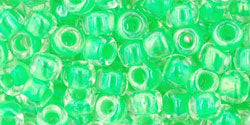 cc805 - toho rocailles perlen 6/0 luminous neon green (10g)