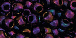 cc85 - Toho rocailles perlen 6/0 metallic iris purple (10g)