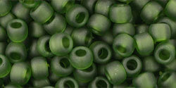 Kaufen Sie Perlen in Deutschland cc940f - Toho rocailles perlen 6/0 transparent frosted olivine (10g)