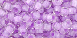 Kaufen Sie Perlen in Deutschland cc943 - Toho rocailles perlen 6/0 inside colour crystal lilac lined (10g)