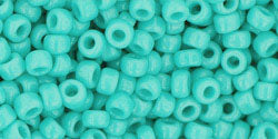 Kaufen Sie Perlen in Deutschland cc55 - Toho rocailles perlen 8/0 opaque turquoise (10g)