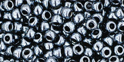 cc81 - Toho rocailles perlen 8/0 metallic hematite (10g)