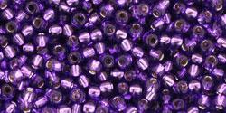 Kaufen Sie Perlen in Deutschland cc2224 - Toho perlen 11/0 silver lined purple (10g)