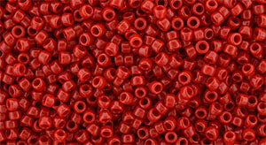 cc45a - Toho rocailles perlen 15/0 opaque cherry (5g)