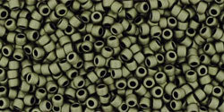 Kaufen Sie Perlen in Deutschland cc617 - Toho rocailles perlen 15/0 matt colour dark olive (5g)