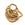 Perlen Einzelhandel Glasperlen rund facettiert golden Bronze, 3mm, Loch: 0.5mm (1 strang)