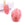 Perlengroßhändler in Deutschland Ovaler Anhänger aus Erdbeerquarzglas 46 x 34 mm - Loch: 1,2 mm (1)
