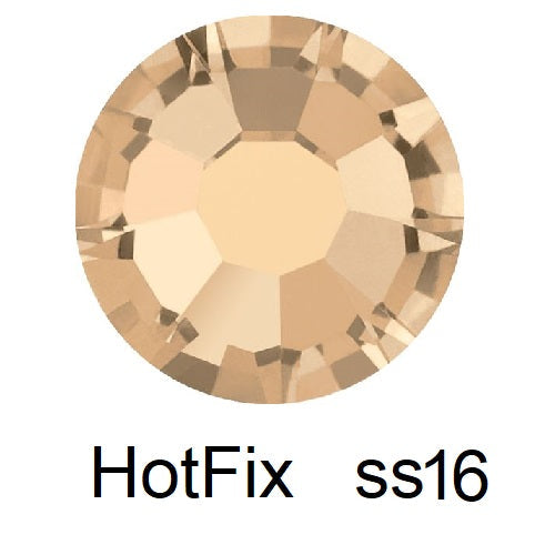 Kaufen Sie Perlen in Deutschland Flatback Hotfix Preciosa Crystal Honey - ss16-3.8mm (60)