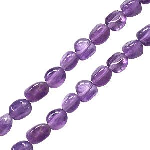 Kaufen Sie Perlen in Deutschland Amethyst nugget perlenstrang 4x6mm (1)