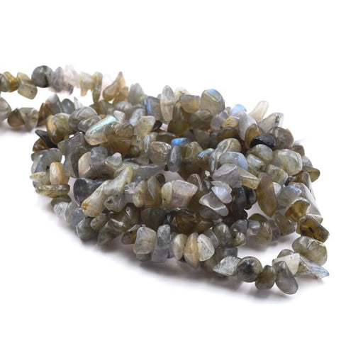 Kaufen Sie Perlen in Deutschland Chips perlen Labradorite 5-13mm - loch: 0,8mm (1 strang 85cm)