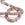 Perlen Einzelhandel Donut Rondelle Perlen grauer Achat 8x5mm - Loch: 1mm (1 Strang - 39cm)