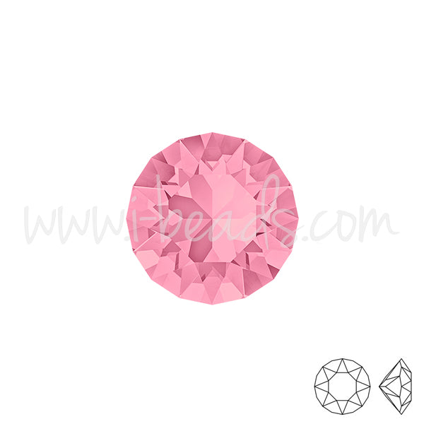 Swarovski 1088 xirius chaton light rose 4mm-pp31-SS19  (10)