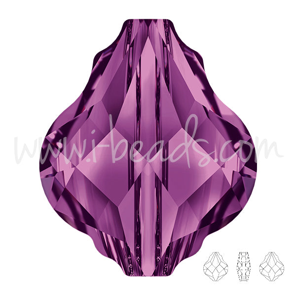 Swarovski 5058 Baroque Perle amethyst 14mm (1)