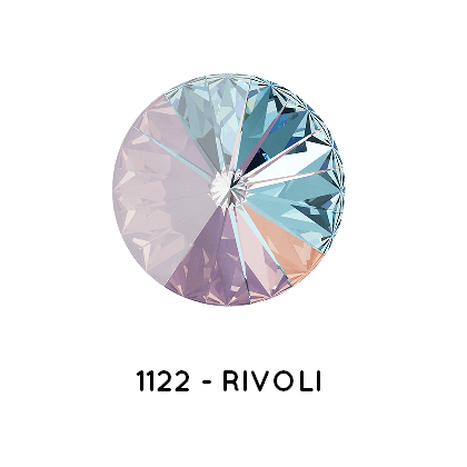 Swarovski 1122 Rivoli ROUND Crystal Lavender Delite- 12mm  (1)