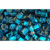 cc27bd - Toho cube perlen 3mm silver lined teal (10g)