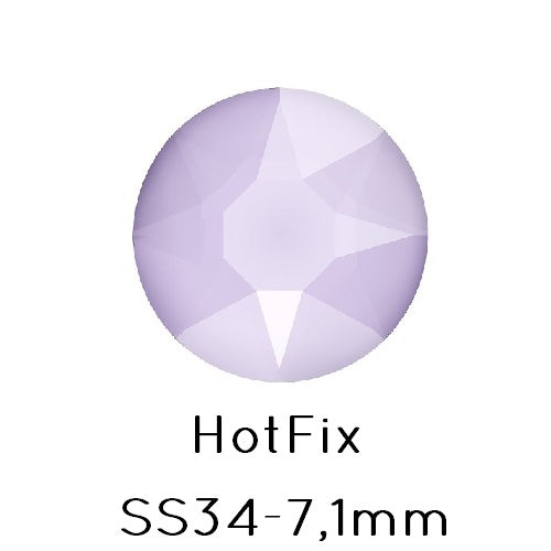 Kaufen Sie Perlen in Deutschland Swarovski 2078 hot fix flat back rhinestones Lilac SS34 -7.1mm (12)
