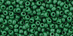 Kaufen Sie Perlen in Deutschland cc47H - Toho beads 15/0 round Opaque pin green (5gr)