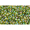 cc1829 - Toho rocailles perlen 11/0 rainbow light jonquil/ green (10g)