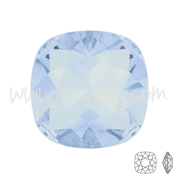 Swarovski 4470 viereckig air blue opal 10mm (1)