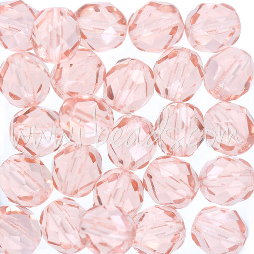 Kaufen Sie Perlen in Deutschland Glasschliffperlen rosaline 8mm (25)