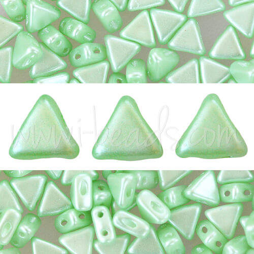 Kaufen Sie Perlen in Deutschland KHEOPS par PUCA 6mm pastel light peridot (10g)