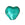 Perlen Einzelhandel Murano Glasperle Herz Smaragd und Silber 10mm (1)