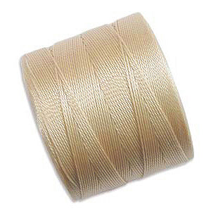 Kaufen Sie Perlen in Deutschland S-lon Micro Nylon Garn beige 0.20mm 262m (1)