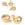Perlengroßhändler in Deutschland Anhänger rund für Cabochon 4mm ss19-Edelstahl vergoldet (2)