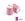 Perlengroßhändler in Deutschland Nylonschnur Farbverlauf ROSA/TURKIS- 0,7mm  (per Rolle verkauft - 6m)