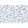 Kaufen Sie Perlen in Deutschland cc767 - Toho rocailles perlen 11/0 opaque pastel frosted light grey (10g)