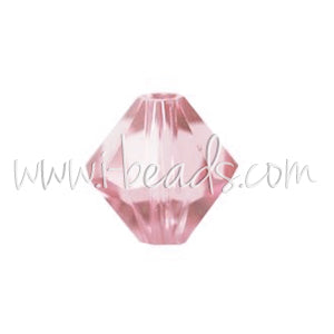 Kaufen Sie Perlen in Deutschland 5328 Swarovski xilion doppelkegel rosaline 3mm (40)