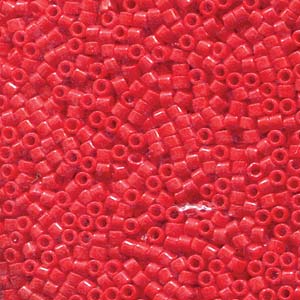 DB723 -11/0  delica bead opaque Dark Cranberry- 1,6mm - Hole : 0,8mm (5gr)