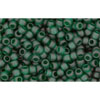 cc939f - Toho rocailles perlen 11/0 transparent frosted green emerald (10g)