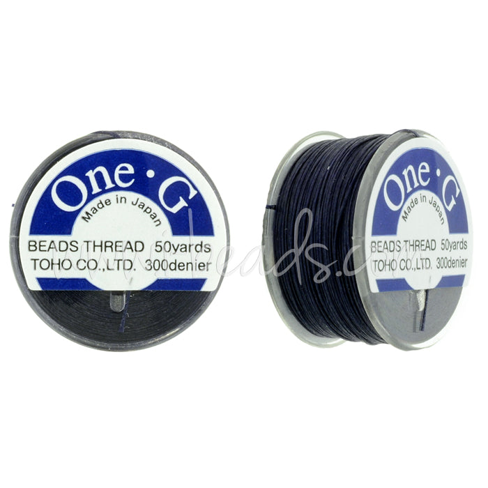 Toho One-G Perlenfaden Navy 45m (1)