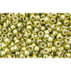 Kaufen Sie Perlen in Deutschland cc991 - Toho rocailles perlen 11/0 gold lined peridot (10g)