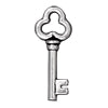 Schlüssel charm antik versilbert (1)