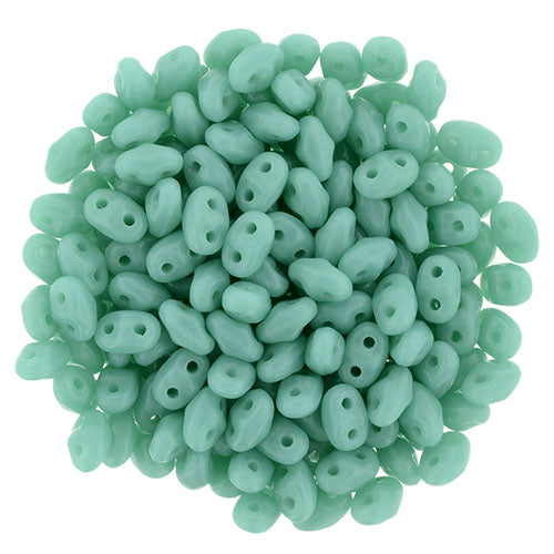 MiniDuo Perlen 2.5x4mm opaque TURQUOISE (10g)