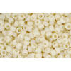 cc51f - Toho rocailles perlen 11/0 opaque frosted light beige (10g)