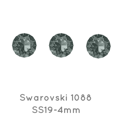 Kaufen Sie Perlen in Deutschland Swarovski 1088 xirius chaton Black Diamond F 4mm -SS19  (10)