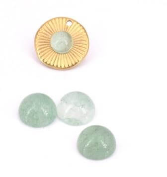 Runder cabochon Aventurin 6mm (2)