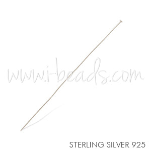 Kaufen Sie Perlen in Deutschland Nietstifte Sterling Silber 0.6x50mm (10)