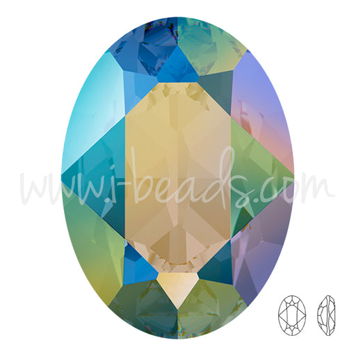 Kaufen Sie Perlen in Deutschland Swarovski 4120 oval fancy stone crystal paradise shine 18x13mm (1)
